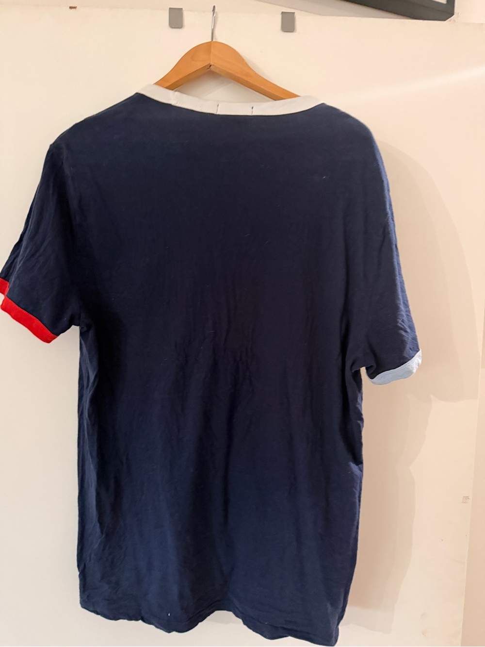 Polo Ralph Lauren Navy & White Ringer Tee - Picture 3 of 3